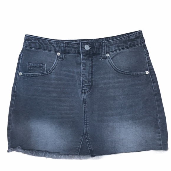 wild fable Dresses & Skirts - Denim Distressed Gray Skirt